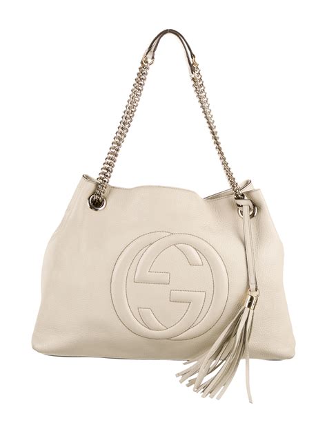 gucci mini soho chain bag shorten chain|Gucci medium soho chain tote.